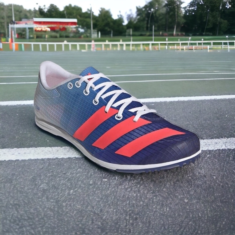 Adidas Mens Distancestar Long Distance Track and Field Shoes Size 13 Blue GY0946